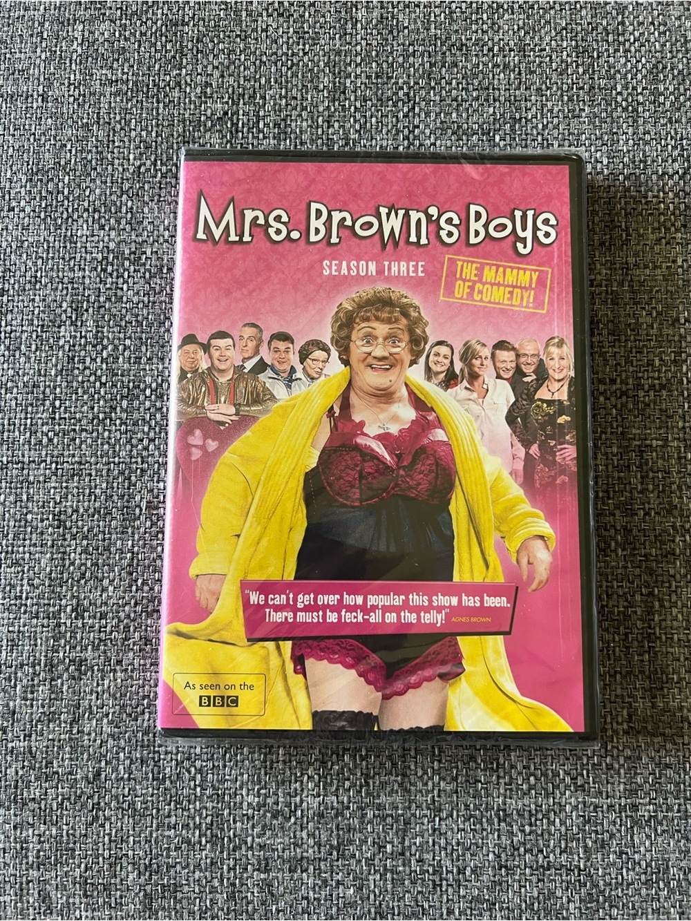 Universal Mrs. Brown's Boys Season Three DVD Pink Yellow